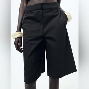 Zara Long Women’s Shorts in Black - ZW Collection